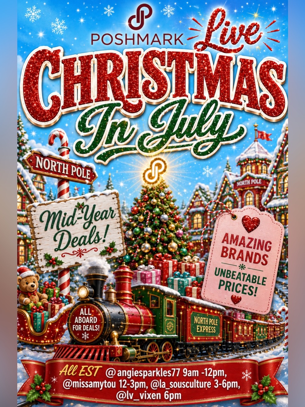 CHRISTMAS IN JULY TRAIN
